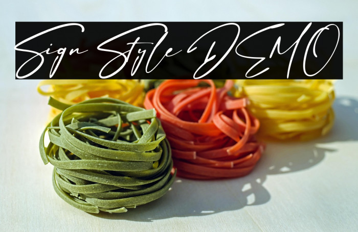 Sign Style DEMO Example 2