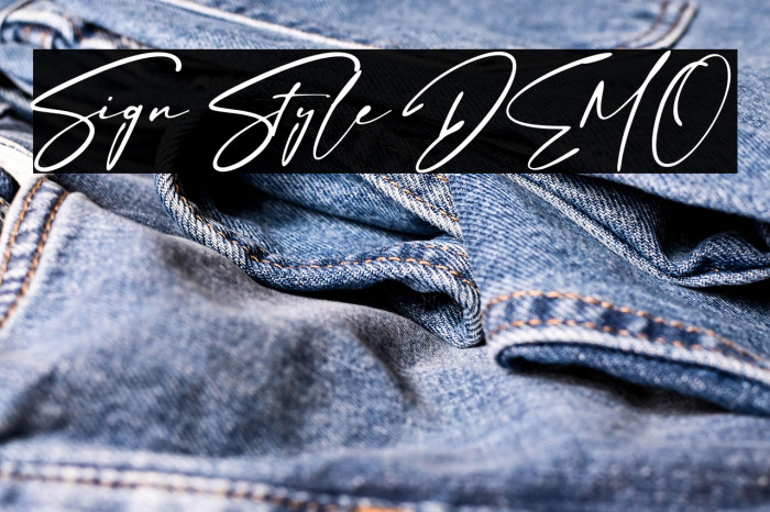 Sign Style DEMO Example 3