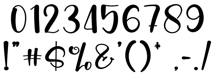 Sign Writing Font OTHER CHARS