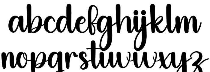 Sign Writing Font LOWERCASE