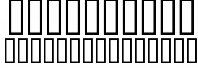 Sign Font OTHER CHARS