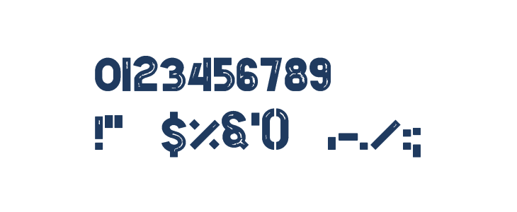 Sign45- Stamped Other Characters