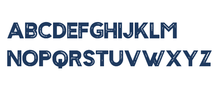 Sign45- Stamped Lowercase