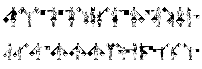 SignFlags Font LOWERCASE