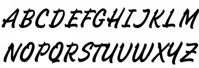 SignPaintohDemo Schriftart Groß