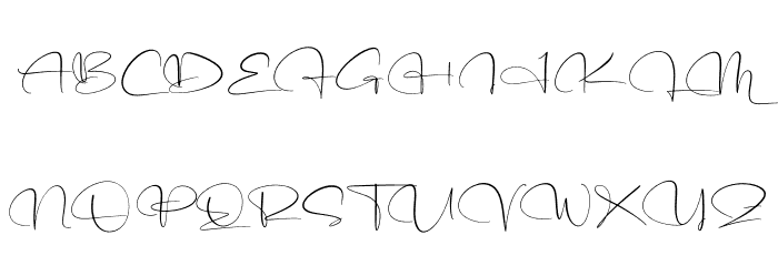 SignRiyathi Font UPPERCASE