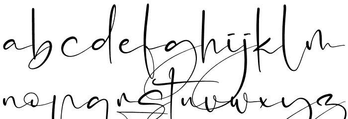 SignRiyathi Font LOWERCASE