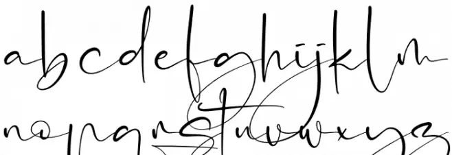 SignRiyathi 字体 小写
