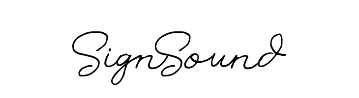SignSound  Frei Schriftart Herunterladen