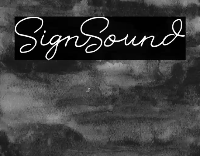 SignSound Font examples