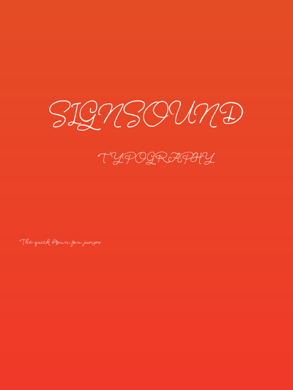 SignSound Poster