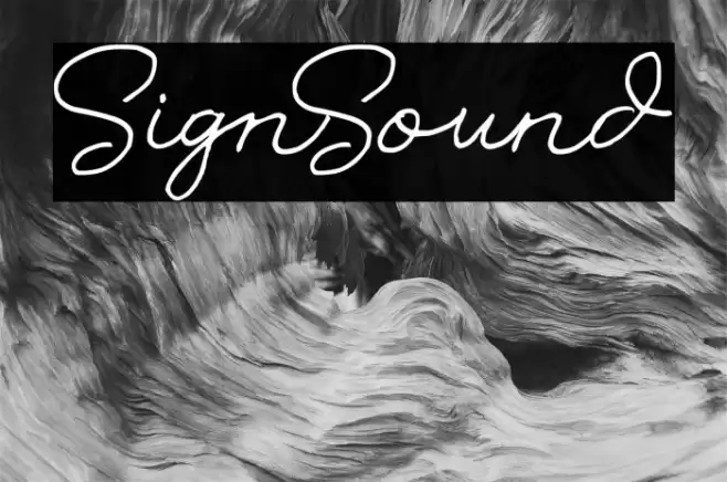 SignSound Font examples