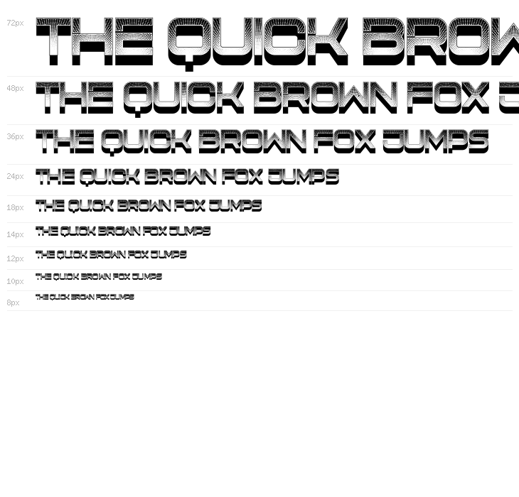 Signage Typography Regular Waterfall