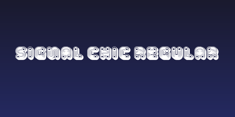 Signal Chic Regular Social Header