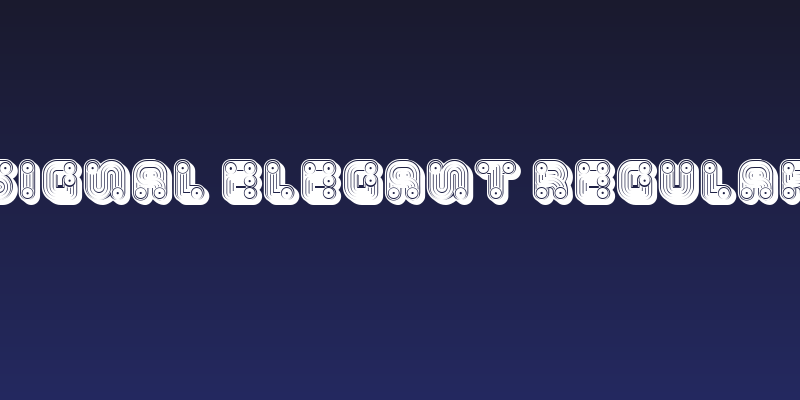 Signal Elegant Regular Social Header