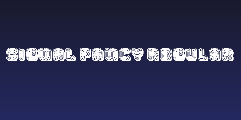 Signal Fancy Regular Social Header