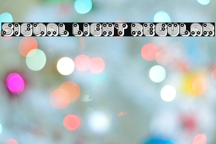 Signal Light Regular Example 1