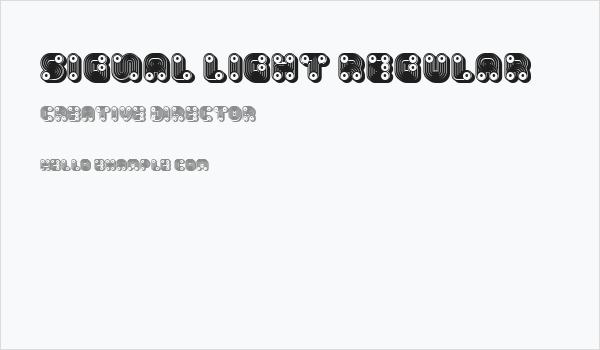 Signal Light Regular Business Card