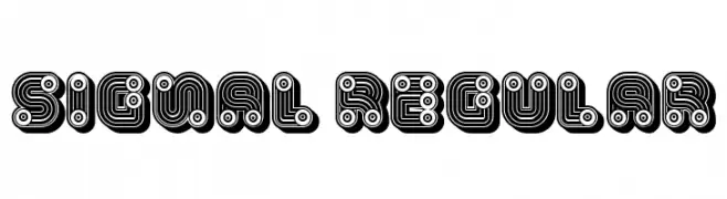 Signal Regular  font caratteri gratis