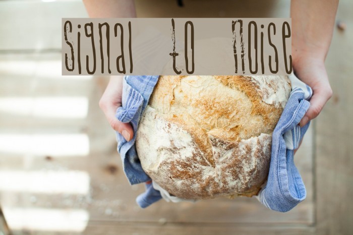 Signal To Noise Fuentes examples