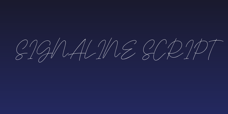 Signaline Script Social Header