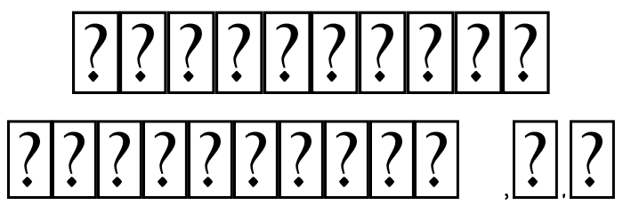 Signalove Font OTHER CHARS
