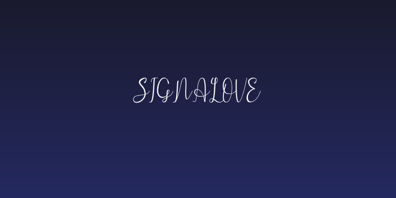 Signalove Social Header