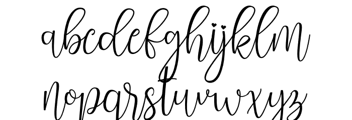 Signalove Font LOWERCASE