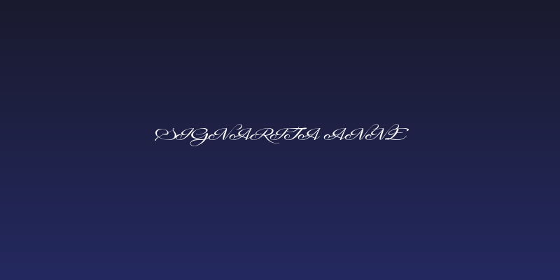 Signarita Anne Social Header
