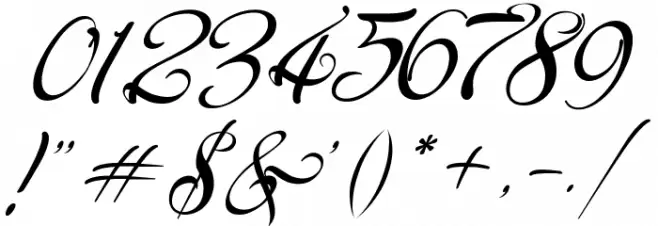 Signarita Chloe Font OTHER CHARS