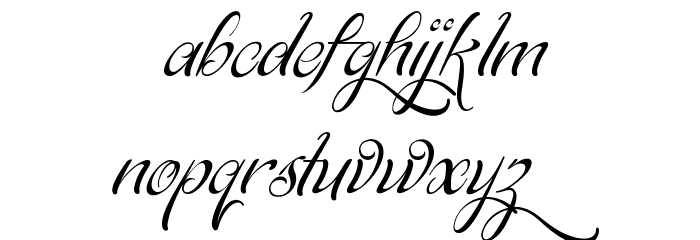 Signarita Chloe Font LOWERCASE