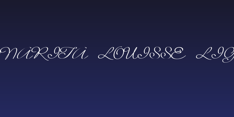 Signarita Louisse Light Social Header