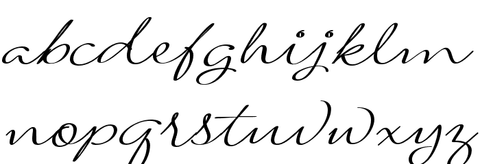 Signarita Louisse Light Font LOWERCASE