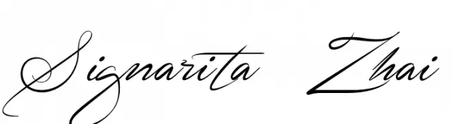 Signarita Zhai  Fuentes Gratis Descargar