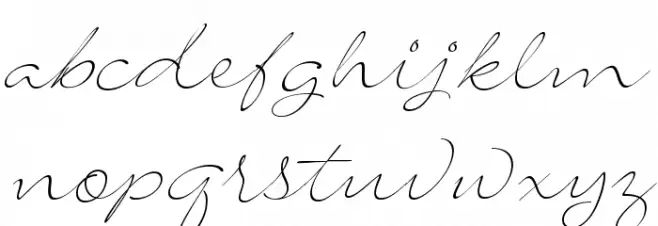 SignaritaLouisseThin Fonte MINÚSCULAS