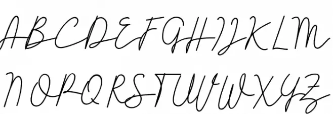 Signashine Schriftart Groß