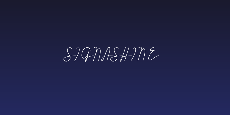 Signashine Social Header