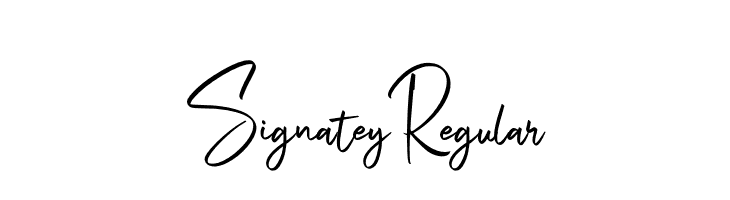 Signatey Regular  Frei Schriftart Herunterladen