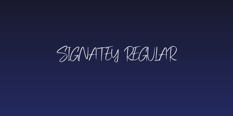 Signatey Regular Social Header