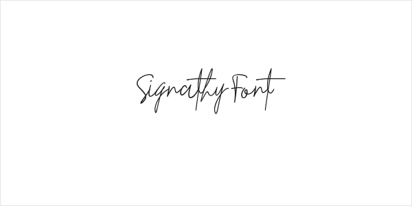 Signathy Font Logo