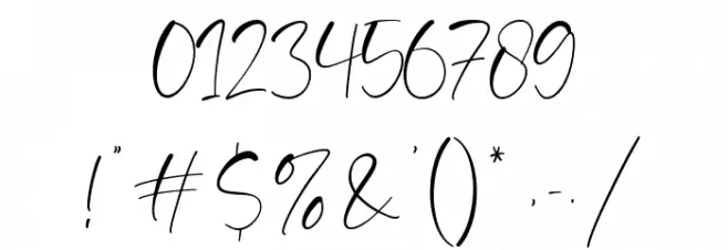 Signatica फ़ॉन्ट अन्य घर का काम