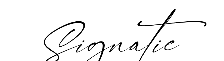 Signatie  font caratteri gratis