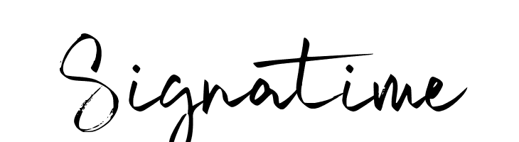 Signatime  免费字体下载