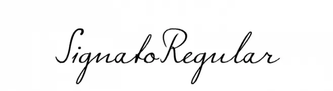 Signato Regular  baixar fontes gratis