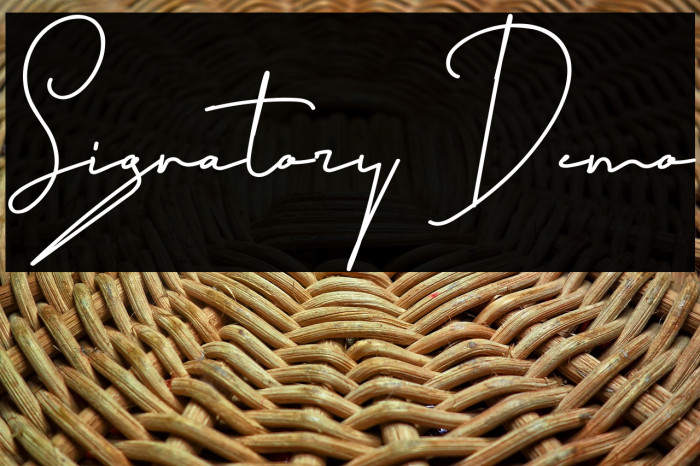 Signatory Demo Example 2