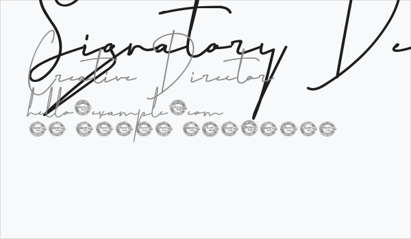 Signatory Demo Business Card