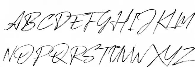 Signatour Font UPPERCASE