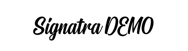 Signatra DEMO  नि: शुल्क फ़ॉन्ट्स डाउनलोड