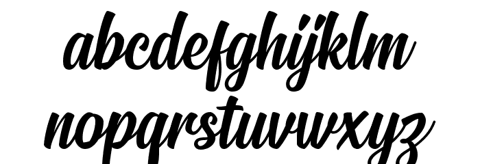 Signatra DEMO Font LOWERCASE