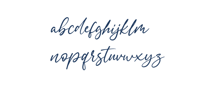 Signatria Regular Lowercase